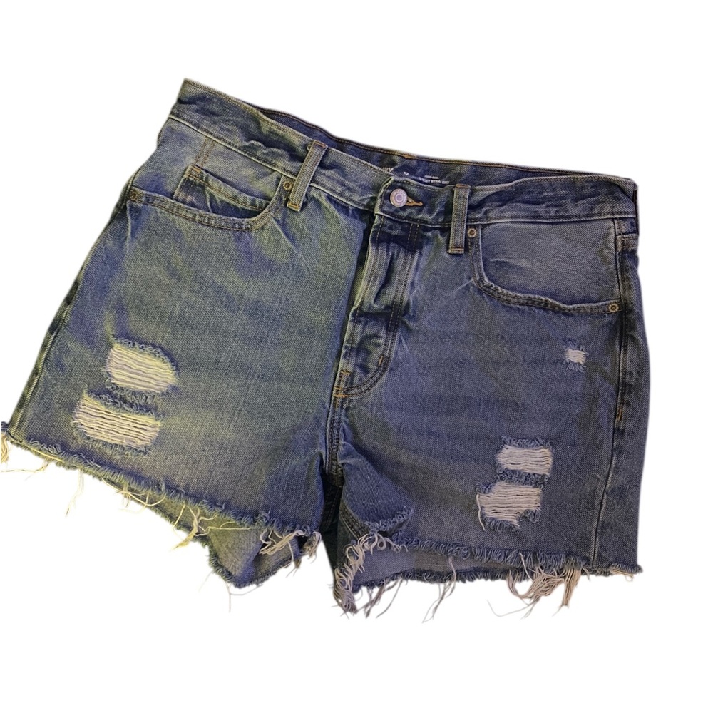 ****SALE**** Old Navy Blue Jean Shorts Distressed Frayed Hem 12 GUC
